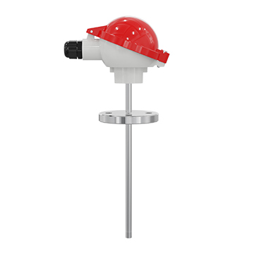 美控_Pt100鎧裝熱電阻 法蘭安裝