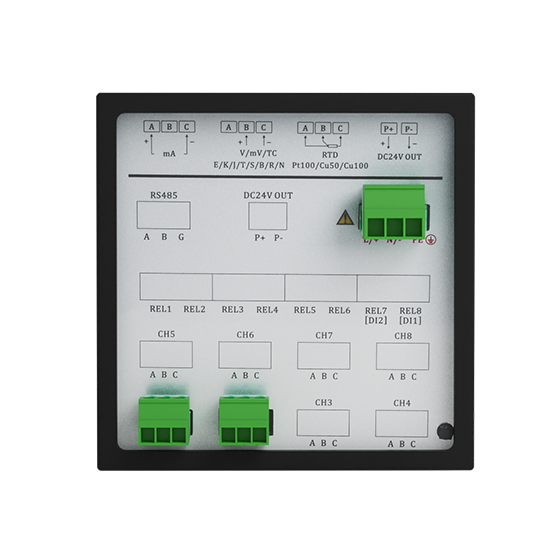 美控R1200 1-12路 液晶智能 打印有紙記錄儀 電流/電壓/溫度/壓力