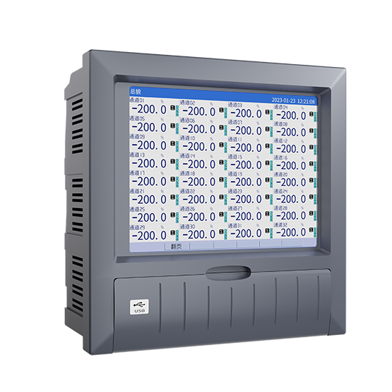 美控MIK-R8000D 1-40路 10.4英寸 彩屏 無紙記錄儀 USB