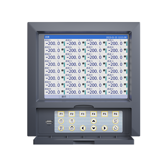 美控MIK-R8000D 1-40路 10.4英寸 彩屏 無紙記錄儀 USB