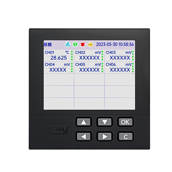 MIK-RN3000-1_18 路萬能模擬輸入 3.5 英寸彩色液晶屏無紙記錄儀_溫度_壓力_多種參數(shù)
