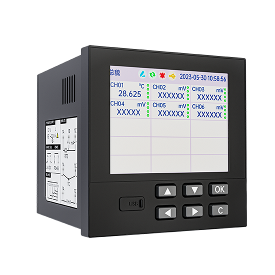 MIK-RN3000-1_18 路萬能模擬輸入 3.5 英寸彩色液晶屏無紙記錄儀_溫度_壓力_多種參數(shù)