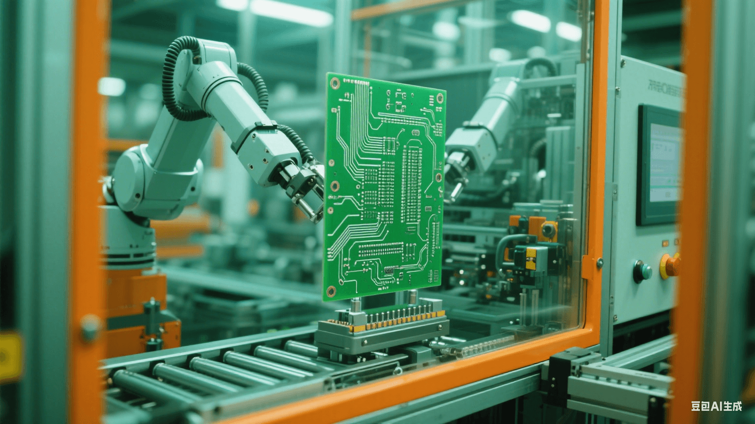 自動化生產線控制單元的 PCB 陶瓷電路板