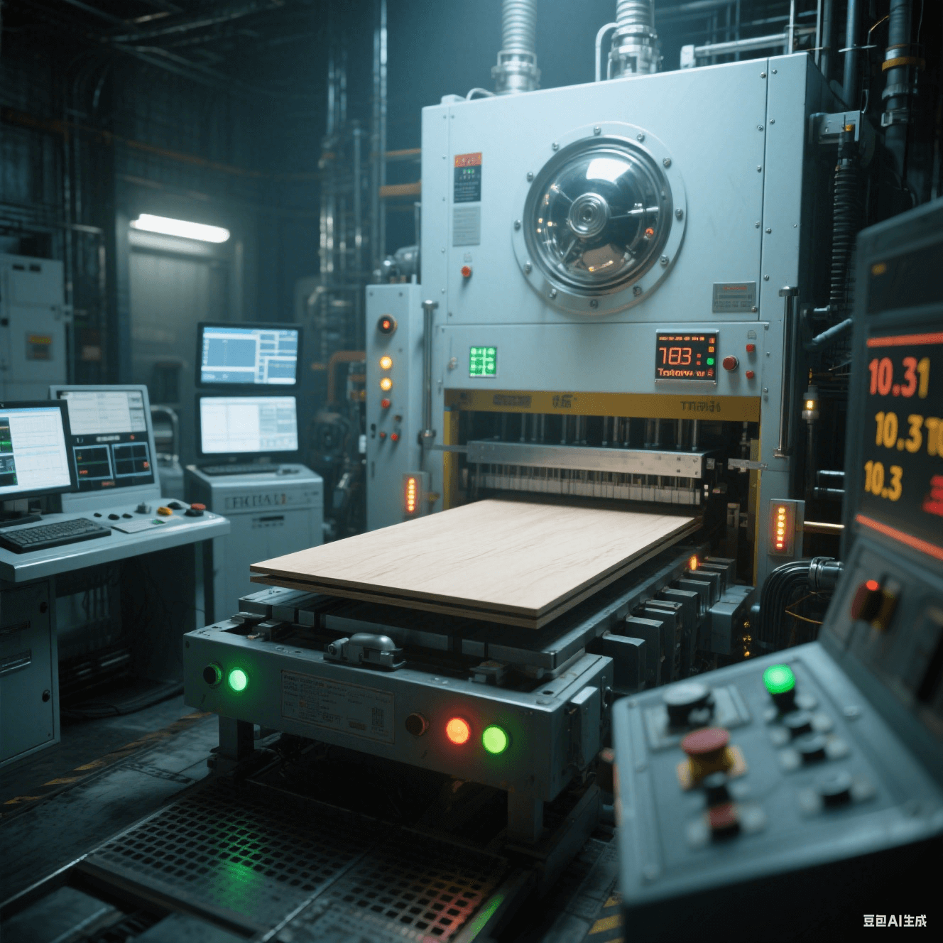 剛撓結(jié)合板制造工藝革新中的真空壓合場景