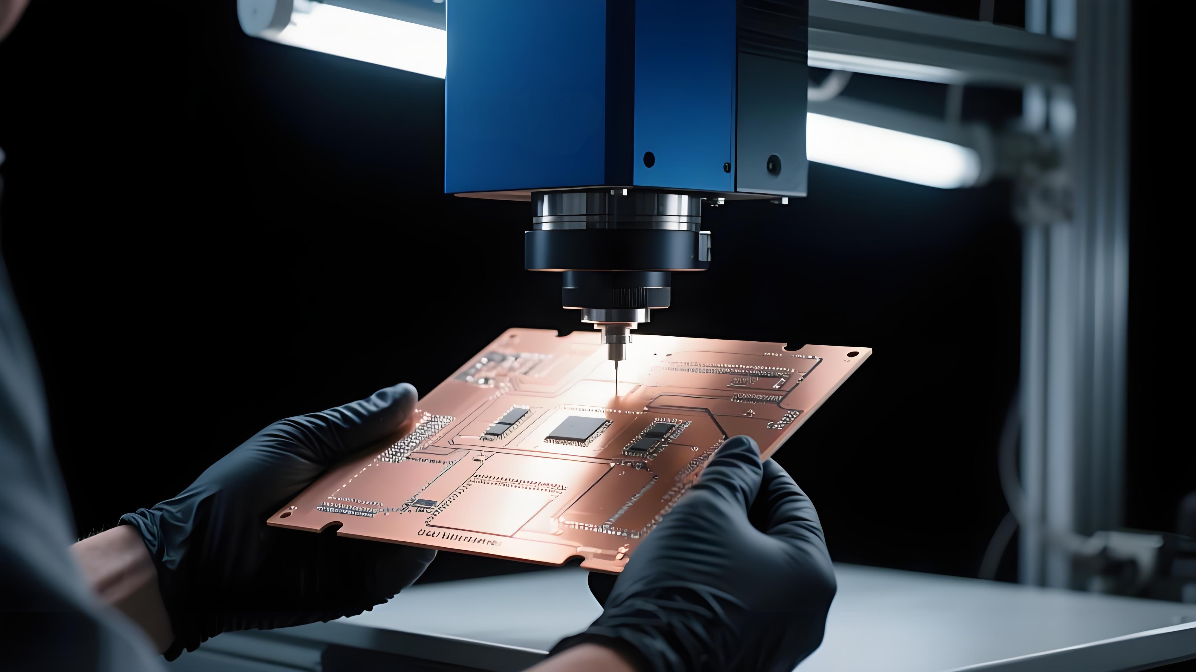 OSP工藝質(zhì)量控制環(huán)節(jié)，技術(shù)人員使用X射線熒光光譜儀檢測PCB板膜厚