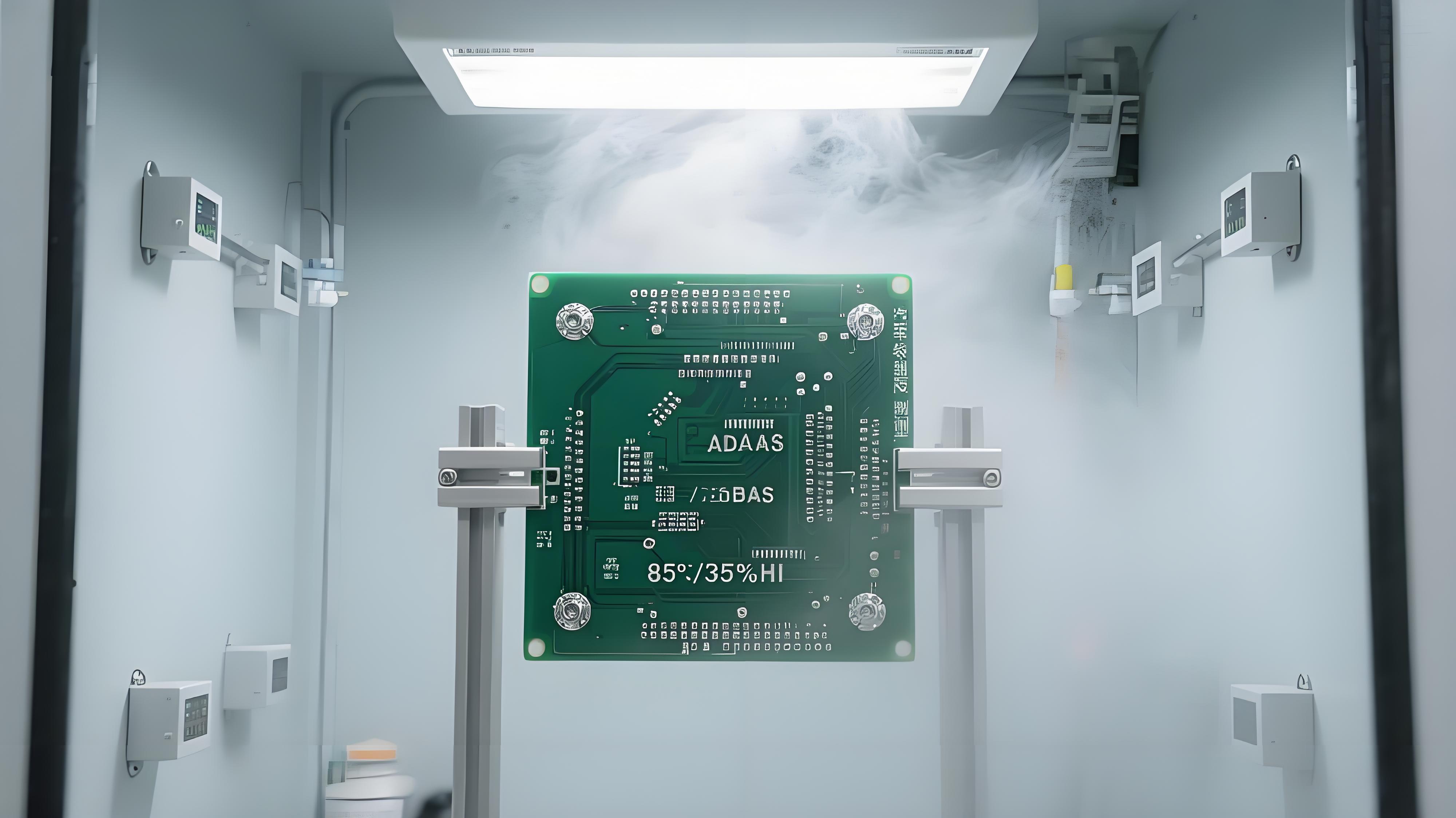 汽車ADAS控制器沉銀板在高溫高濕測試箱(85℃85%RH)中的可靠性測試場景