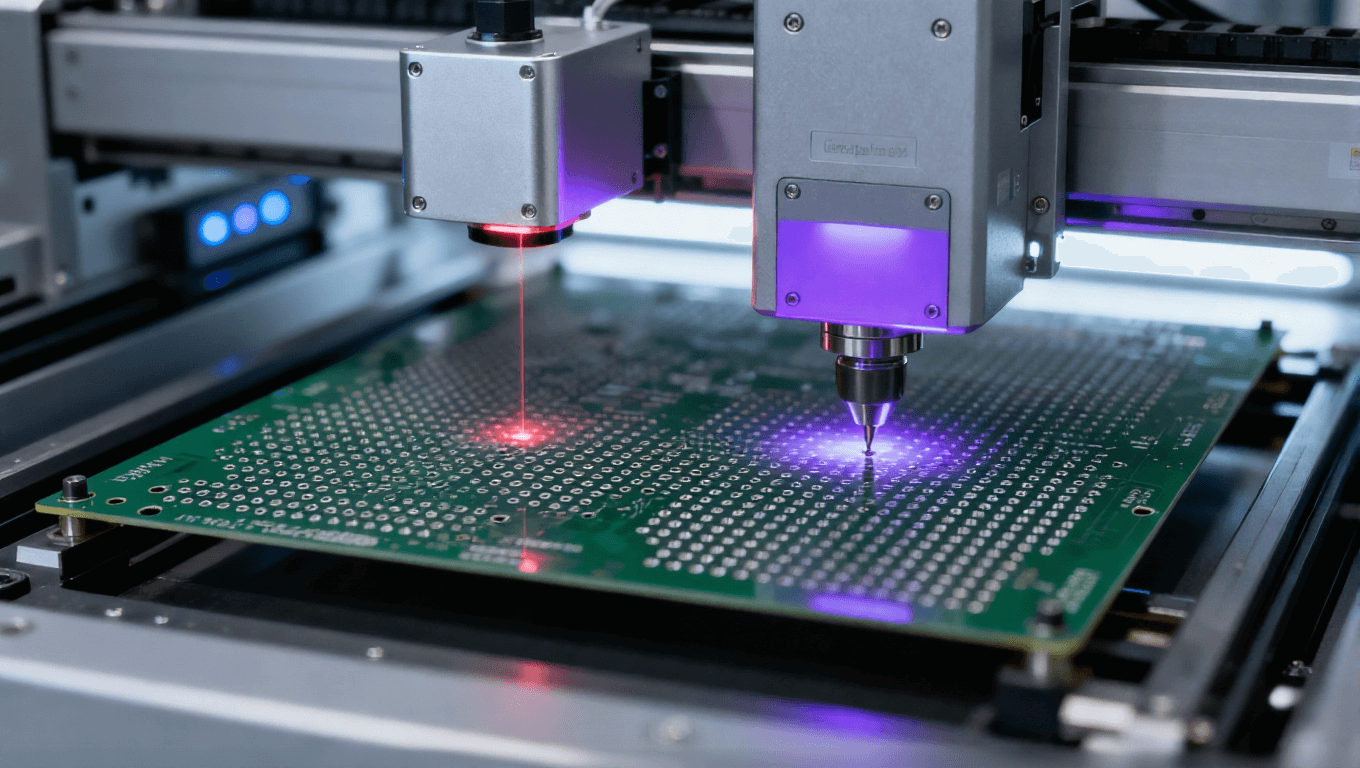 PCB沉頭孔智能深度補(bǔ)償系統(tǒng)應(yīng)用場(chǎng)景，激光檢測(cè)+自動(dòng)補(bǔ)償提升深度精度