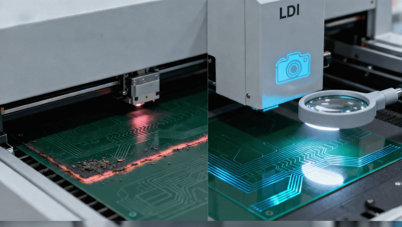 石墨烯基板激光雕刻場(chǎng)景，AI自適應(yīng)能量調(diào)節(jié)減少85%殘?jiān)殡姴▌?dòng)±0.1