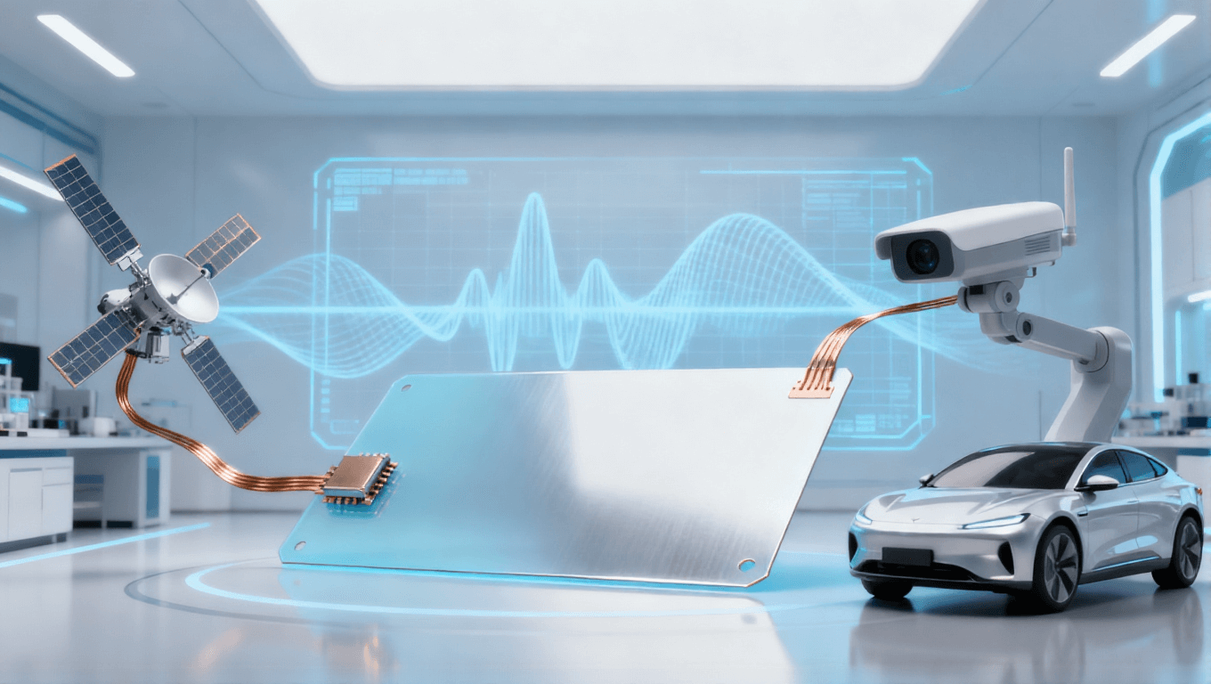 高頻高速覆銅板未來應(yīng)用于衛(wèi)星信號模塊與自動駕駛傳感器場景