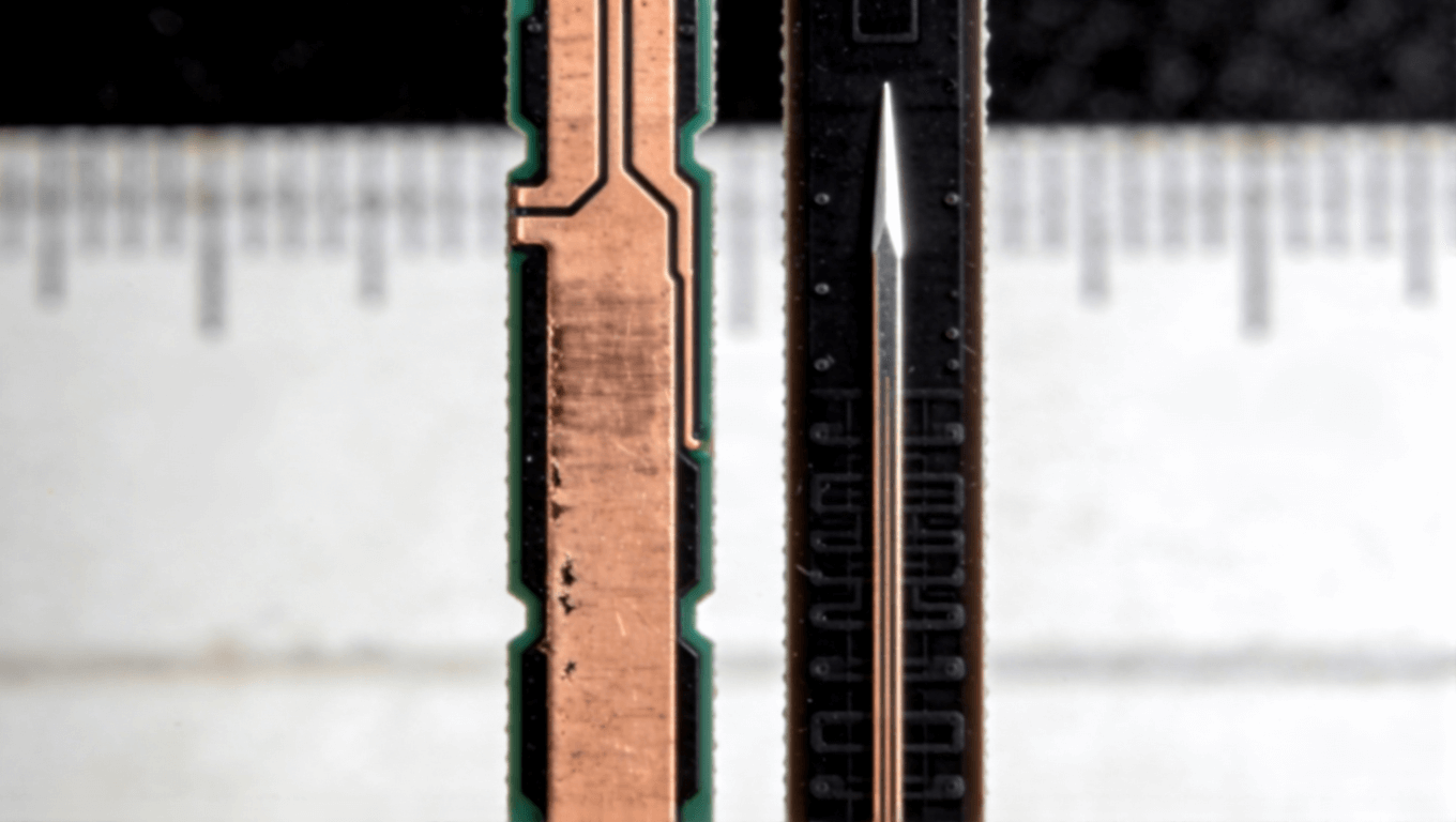 傳統(tǒng)PCB線路與IC載板超細(xì)線路的微距精度對(duì)比特寫