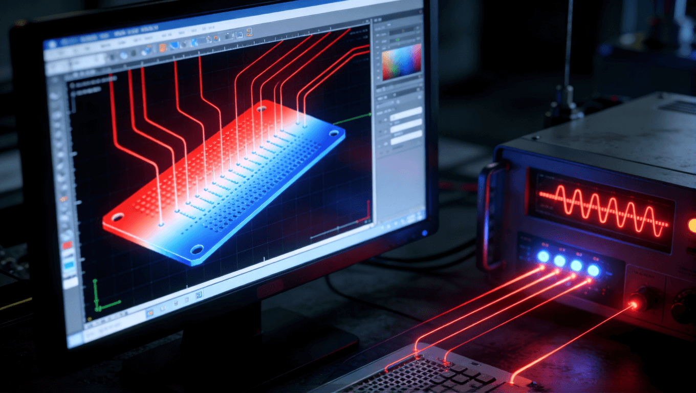 使用3D建模與脈沖電解技術(shù)優(yōu)化鋁基板陽極氧化膜厚均勻性的工藝場(chǎng)景