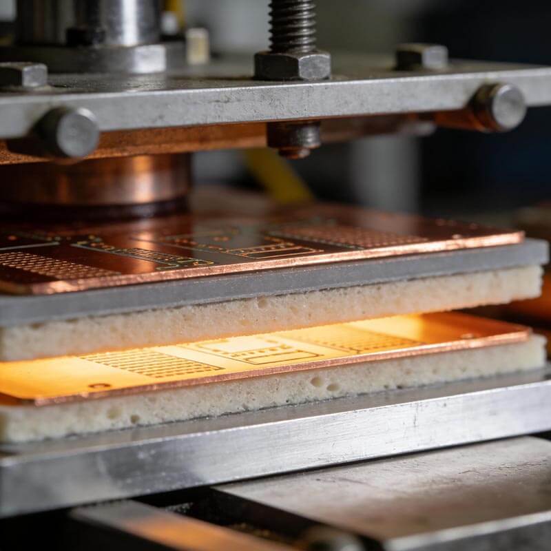 熱覆層PCB工藝避坑：真空層壓工序微距特寫(xiě)，強(qiáng)調(diào)介電層厚度與真空度對(duì)熱阻和絕緣性能的關(guān)鍵影響